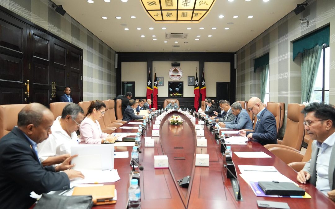 S.E Ministro do Planeamento Investimento e Estratégico. Eng. Gastão Francisco de Sousa. Partsipa sorumutu Konsellu Ministrus nian iha loron 14 fulan-Maiu tinan 2025
