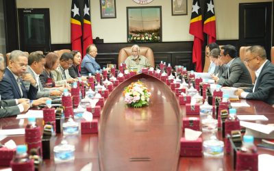 Dili Loron 08 Fullan Outobru Tinan 2025 S.E. Ministru Planeamentu no Investimentu Estratejìkù Eng. Gastão Francisco de Sousa, Partisipa Sorumutu Konsellu Ministrus.