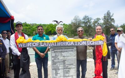 GOVERNU OFISIÁLMENTE HALA’O INAUGURASAUN KONSTRUSAUN SISTEMA IRIGASAUN LAIVAI IHA MUNISÍPIU LAUTÉM