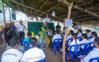 S.E. Ministru MPIE Akompaña Primeiru-Ministru Vizita Asosiasaun Easy Learning English iha Oecusse (ELE)