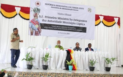 📍 Liquiça, Loron 24 Fevereiru 2026 “Hare Besik Servisu Munisipál husi Rezultadu Avaliasaun Kondisaun Minima”