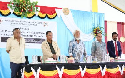 Primeiru-Ministru Hala’o Vizita Ofisiál ba Munisípiu Manufahi hodi haree besik progresu servisu administrasaun munisipál no rezultadu Avaliasaun Kondisaun Mínima